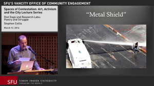 Stephen Collis talk from Spaces of Contestation now online