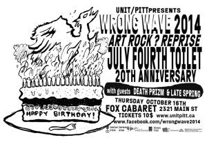Unit/Pitt presents Wrong Wave 2014: Art Rock? Reprise