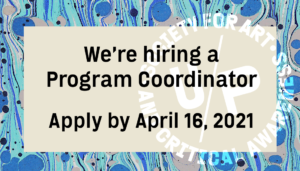 Apply by April 16: Program Coordinator