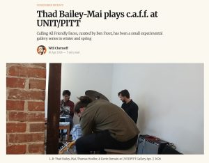 c.a.f.f. Session 6 featured in Rhythm Changes article