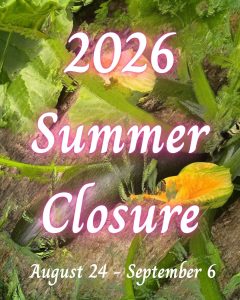 2026 Summer Closure